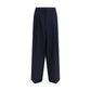 Fabiana Filippi Blue Polyester Casual Pants