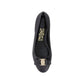 Salvatore Ferragamo Black Calfskin Ballet Flats