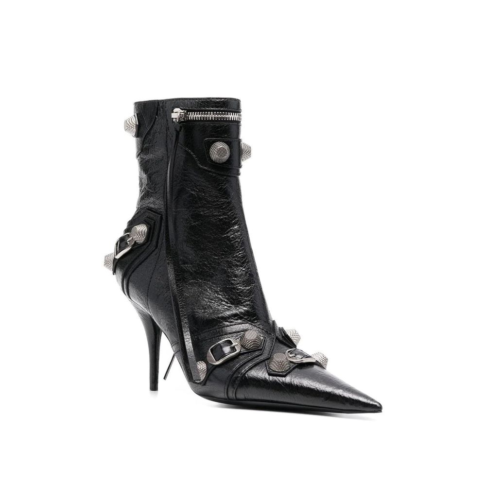 Balenciaga Black Lamb Leather Boots