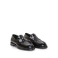 Dolce & Gabbana Black Calfskin Slip-On Loafers