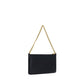 PINKO Black Calf Leather Bos Taurus Shoulder Bag