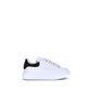Alexander McQueen White Calf Leather Bos Taurus Platform Sneakers