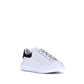 Alexander McQueen White Calf Leather Bos Taurus Platform Sneakers