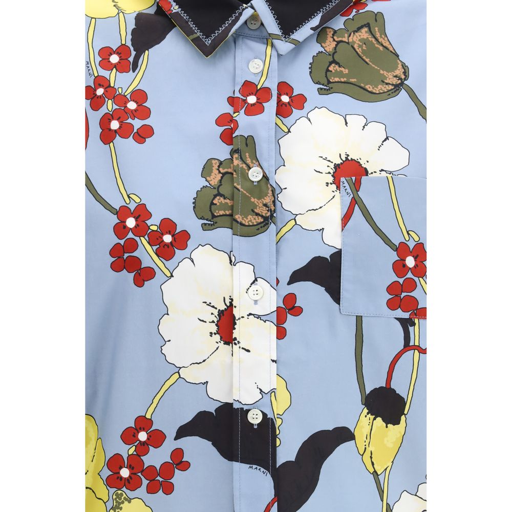 Marni Multicolor Cotton Pattern Shirt