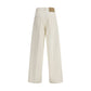 Haikure White Cotton Straight-Leg Jeans