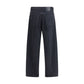 Haikure Black Cotton Straight-Leg Jeans
