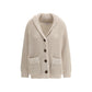 Brunello Cucinelli Cream Cotton Cardigan