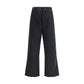 Balenciaga Black Cotton Casual Pants