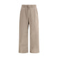 Balenciaga Beige Cotton Casual Pants