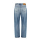Versace Light Blue Cotton Jeans Denim