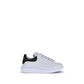 Alexander McQueen White Calf Leather Bos Taurus Platform Sneakers