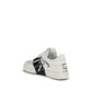Valentino Garavani White Calf Leather Bos Taurus Low Top Sneakers
