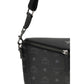 MCM Black Calf Leather Bos Taurus Shoulder Bag