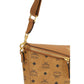 MCM Beige Calf Leather Bos Taurus Shoulder Bag