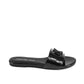Calvin Klein Black Polyester Flat Sandals