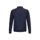 Prada Blue Fleece Wool Sweatshirt