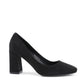 19V69 Italia Black Fabric Pumps