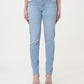 Liu Jo Blue Cotton Straight-Leg Jeans