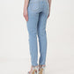 Liu Jo Blue Cotton Straight-Leg Jeans