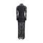 Rabanne Black Polyamide Long Dress