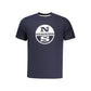 North Sails Blue Cotton Men T-Shirt