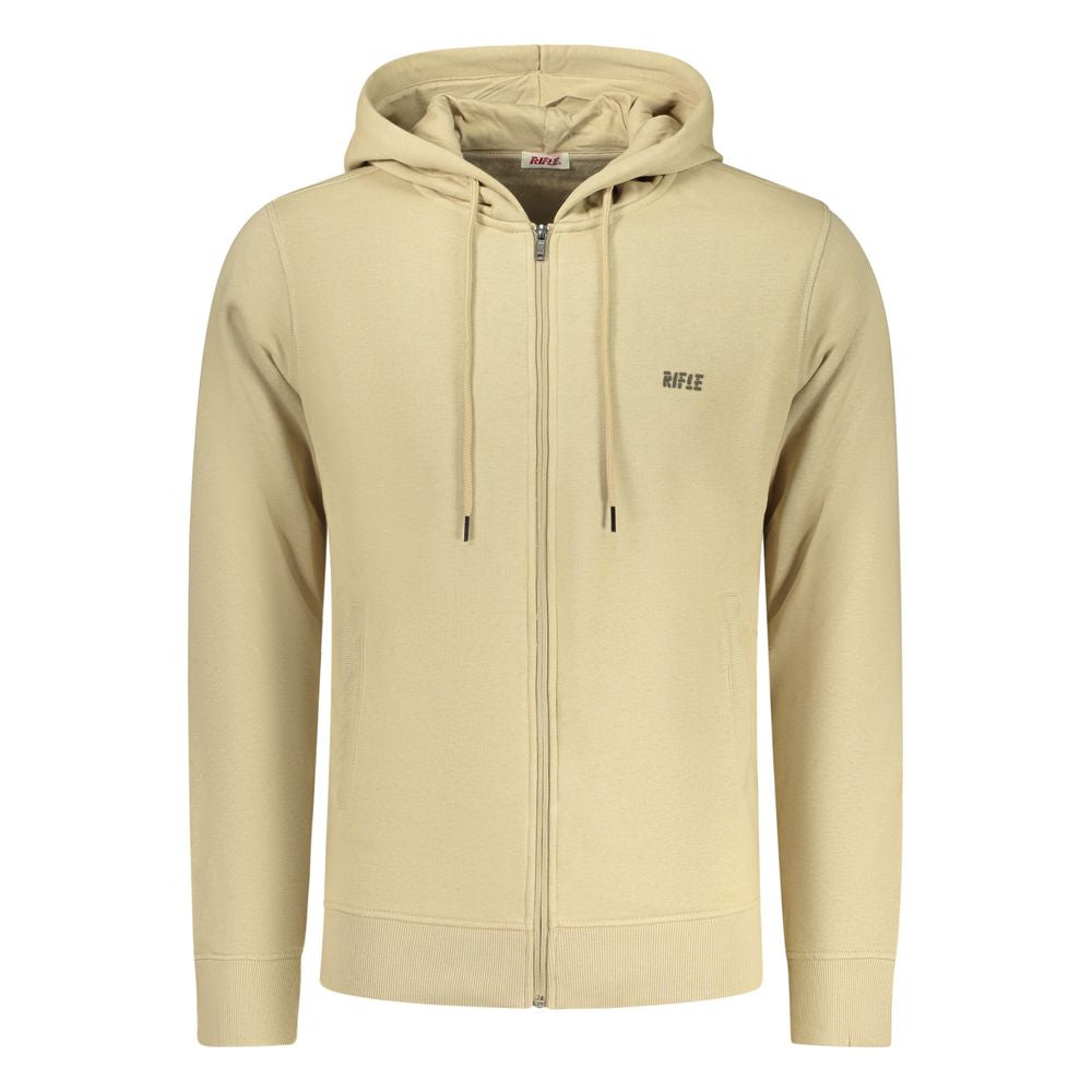 Rifle Beige Cotton Men's Hoodie