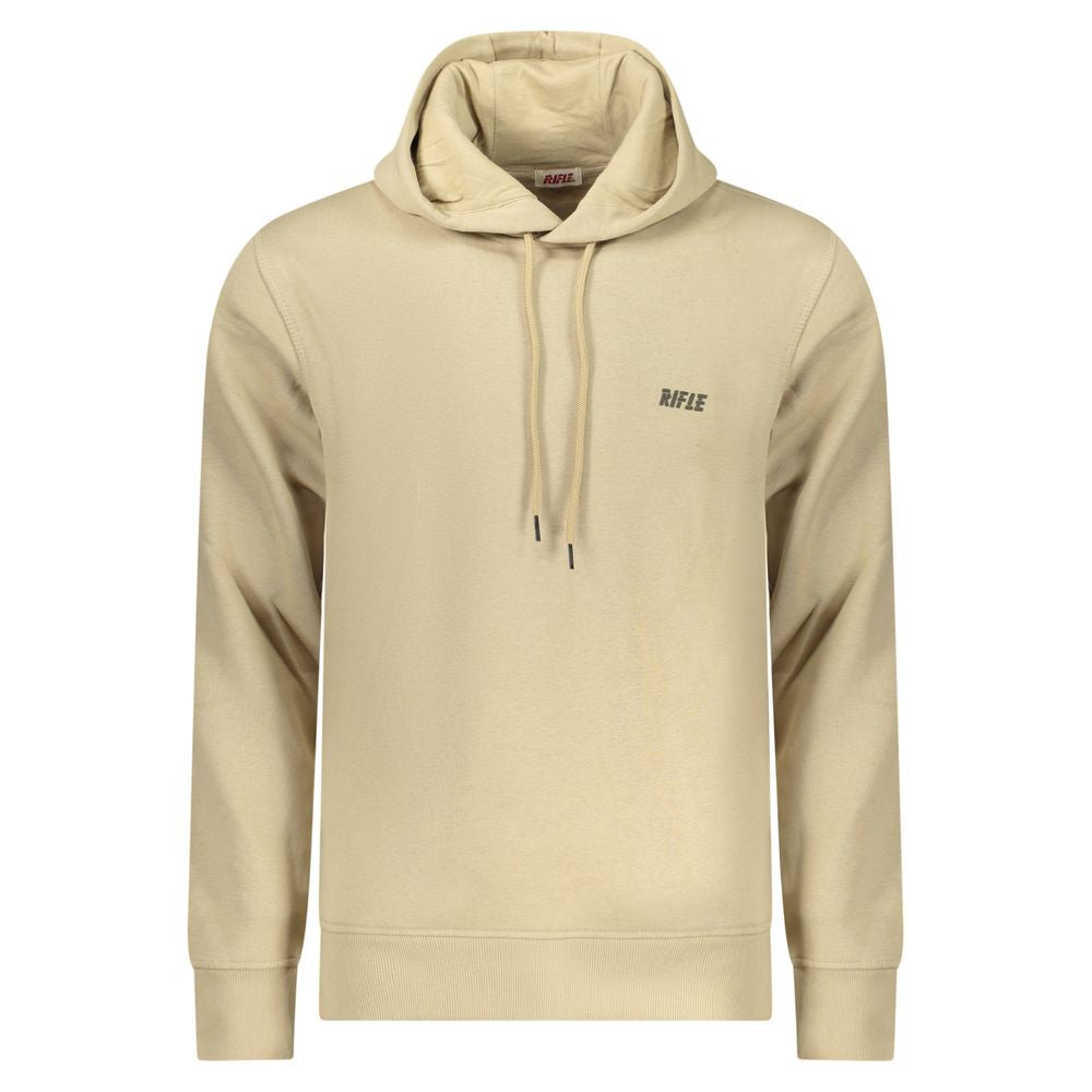 Rifle Beige Cotton Men's Sweatshirt