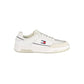 Tommy Hilfiger White Polyurethane Men Sneaker