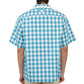 Prada Blue Cotton Pattern Shirt