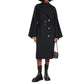 Burberry Black Polyester Coat