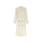 Burberry White Silk Coat