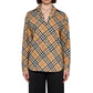 Burberry Brown Cotton Pattern Shirt