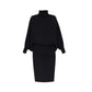 Saint Laurent Black Wool Casual Dress