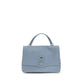 Zanellato Blue Calf Leather Bos Taurus Shoulder Bag