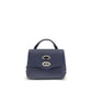Zanellato Blue Calf Leather Bos Taurus Shoulder Bag