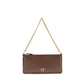 PINKO Brown Calf Leather Bos Taurus Shoulder Bag