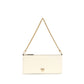 PINKO White Calf Leather Bos Taurus Shoulder Bag