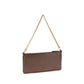 PINKO Brown Calf Leather Bos Taurus Shoulder Bag