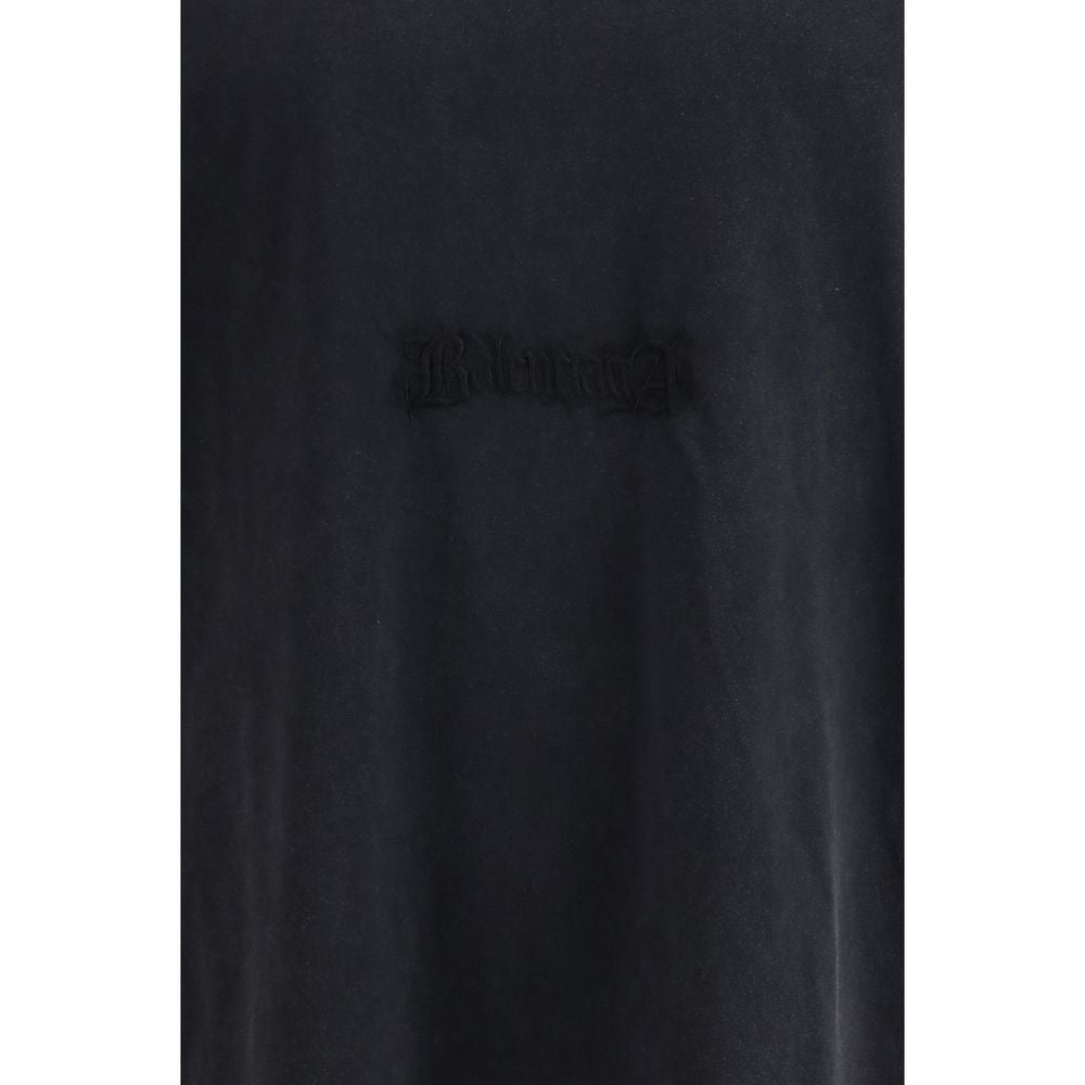 Balenciaga Black Cotton T-Shirt