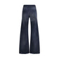 Balenciaga Blue Cotton Flared Jeans