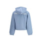 Balenciaga Light Blue Cotton Sweatshirt