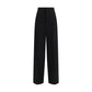 Balenciaga Black Cotton Dress Pants