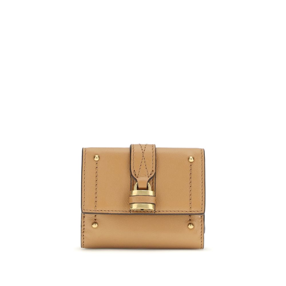 Chloé Beige Lamb Ovis Aries Aries Wallet