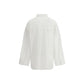 Balenciaga White Cotton Dress Shirt