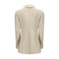 P.A.R.O.S.H. Beige Cotton Blazer