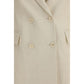 P.A.R.O.S.H. Beige Cotton Blazer