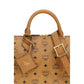 MCM Brown Fabric Handbag