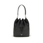 MCM Black Calf Leather Bos Taurus Backet Bag
