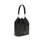 MCM Black Calf Leather Bos Taurus Backet Bag