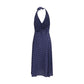 P.A.R.O.S.H. Blue Silk Casual Dress